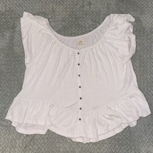 Ruffled Blouse with buttons